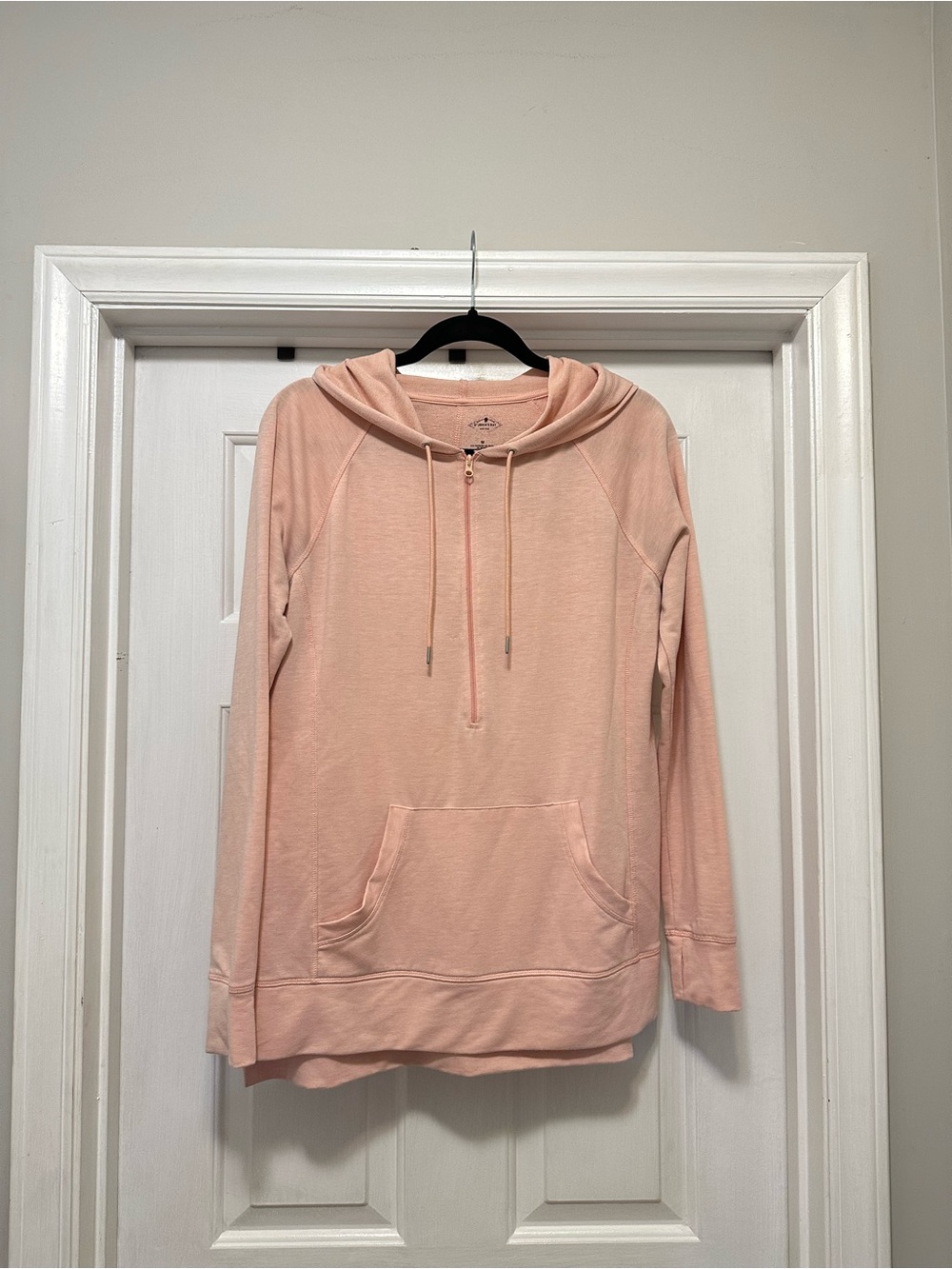 St. John's Bay Light Pink Half-Zip Hoodie
